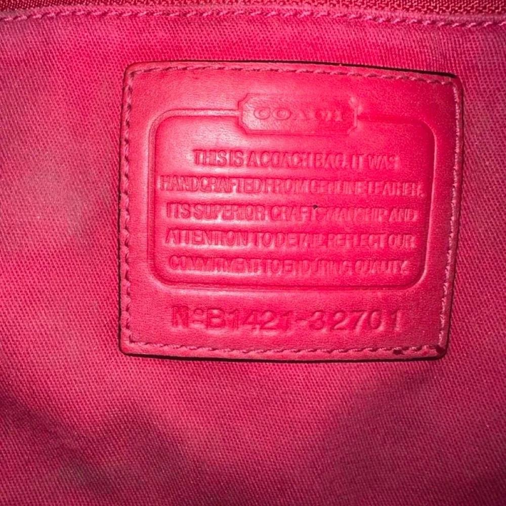 Coach black leather